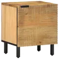 Tables de chevet 2 pcs 40x33x46 cm bois de manguier solide