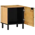 Tables de chevet 2 pcs 40x33x46 cm bois de manguier solide