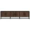Meuble TV chêne marron 150x35x41 cm bois d'ingénierie et métal