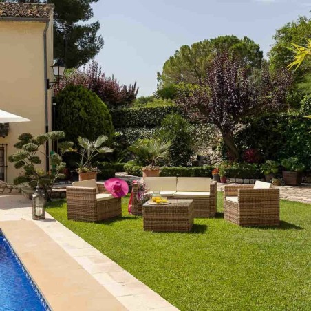 Muebles de Jardín Alexandra House Living Marrón Natural 65 x 45 x 75