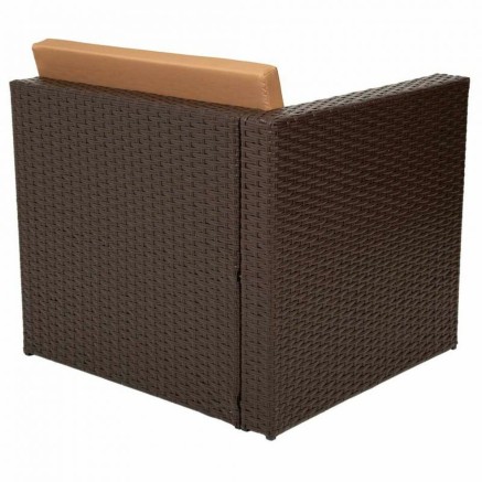 Gartenmöbel Alexandra House Living Braun 65 x 45 x 75 cm 4 Stücke 2