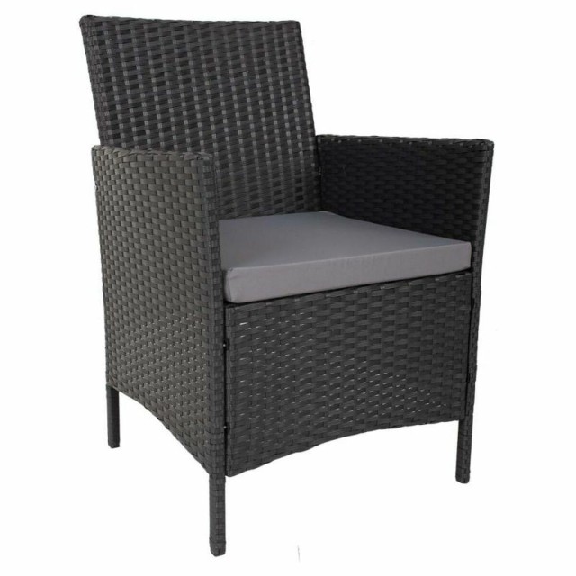 Gartenmöbel Alexandra House Living Schwarz 61 x 85 x 58 cm 9 Stücke