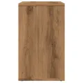 Table d'appoint chêne artisanal 50x30x50 cm bois d'ingénierie