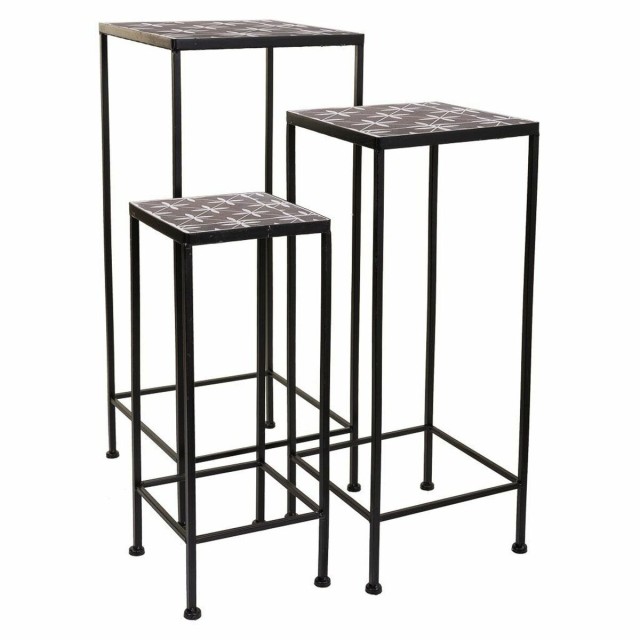 Soporte para Maceta Alexandra House Living Negro Hierro 30 x 68 x 30 c