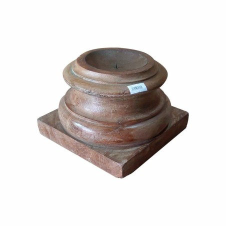 Candlestick Alexandra House Living Brown Acacia Mango wood 29 x 20 x 2