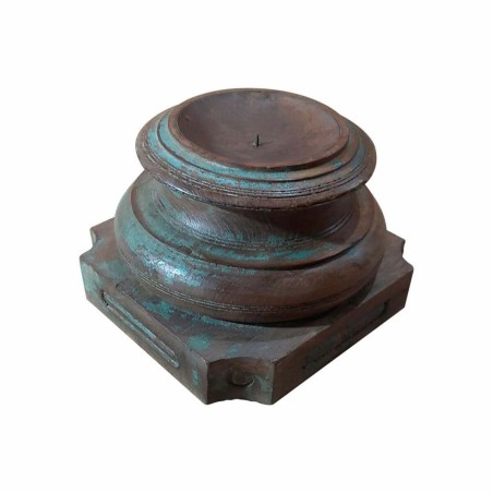 Candlestick Alexandra House Living Brown Acacia Mango wood 29 x 20 x 2