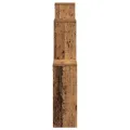 Étagère murale vieux bois 80x15x78,5 cm bois d'ingénierie