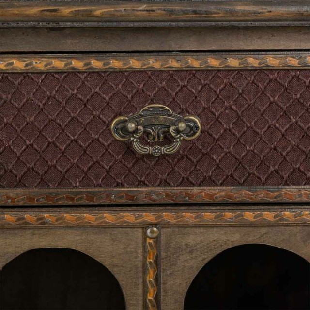 Portabottiglie Alexandra House Living Marrone Legno Metallo 31 x 69 x