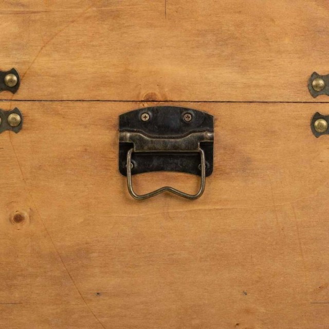 Botellero Alexandra House Living Marrón PVC Madera Metal Tela 28 x 59