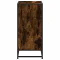 Bibliothèque chêne fumé 60x35x76 cm bois d'ingénierie