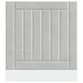 Panneau de lave-vaisselle Lucca gris béton bois d'ingénierie