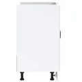 Meuble de base de lavabo Lucca blanc bois d'ingénierie