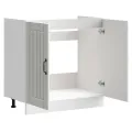 Meuble de base de lavabo Lucca blanc bois d'ingénierie