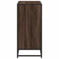Bibliothèque chêne marron 80,5x35x76 cm bois d'ingénierie