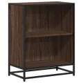 Bibliothèque chêne marron 60x35x76 cm bois d'ingénierie