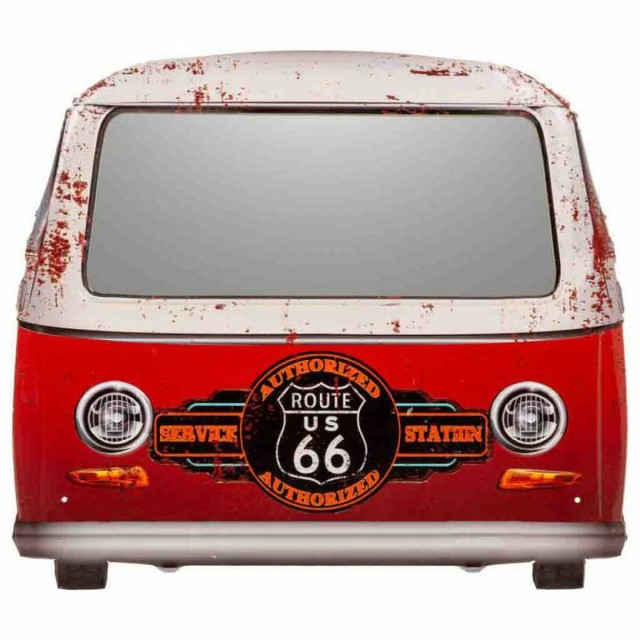 Wandspiegel Alexandra House Living Rot 72 x 5 x 82 cm rechteckig