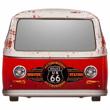 Espejo de pared Alexandra House Living Rojo 72 x 5 x 82 cm Rectangular