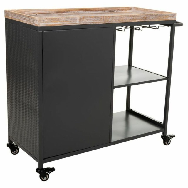 Portabottiglie Alexandra House Living Marrone Ferro Legno di abete 40