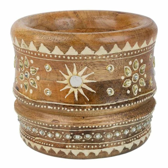 Mortaio da cucina Alexandra House Living Legno di mango 14 x 25 x 14 c