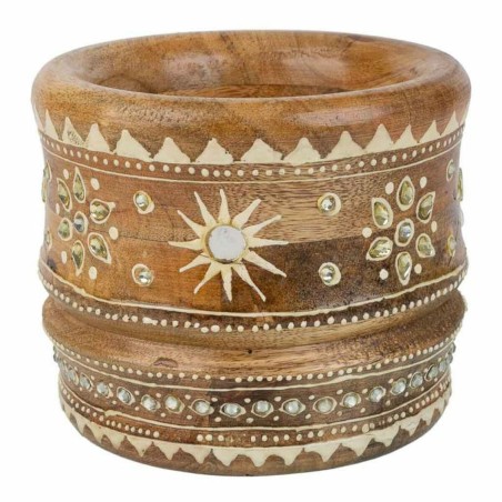 Mortier de cuisine Alexandra House Living Bois de manguier 14 x 25 x 1