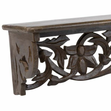 Etagère Alexandra House Living Gris Bois de manguier 15 x 13 x 60 cm 2