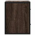 Tables de chevet murales 2 pcs chêne marron 40x31x39,5 cm