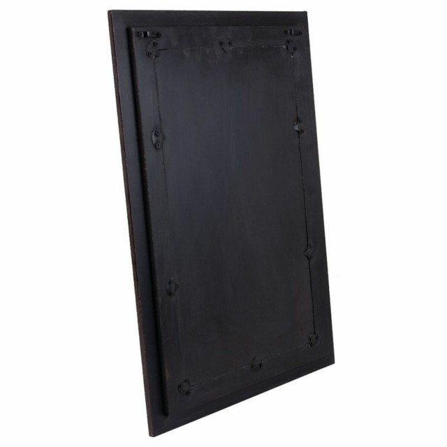 Espejo de pared Alexandra House Living Blanco Marrón 1 x 62 x 42 cm R