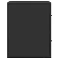 Tables de chevet murales 2 pcs noir 40x31x39,5 cm