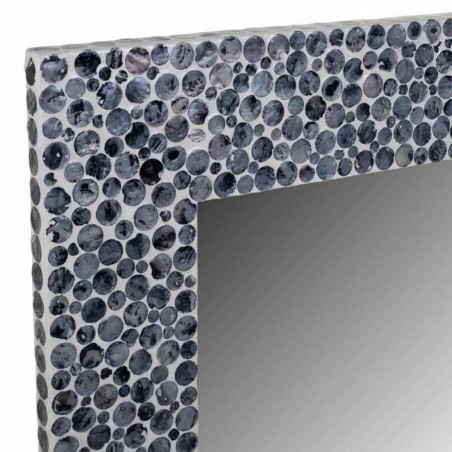 Espejo de pared Alexandra House Living Gris Crema 91 x 3 x 60 cm Recta