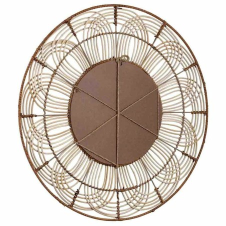 Miroir mural Alexandra House Living Marron 3 x 61 x 61 cm Cercle