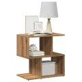 Tables de chevet 2 pcs chêne artisanal bois d'ingénierie
