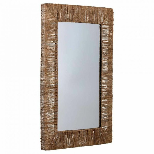 Specchio da parete Alexandra House Living Marrone 3 x 61 x 91 cm Retta
