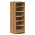 Armoire à chaussures chêne artisanal 32x35x92cm bois ingénierie