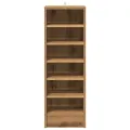 Armoire à chaussures chêne artisanal 32x35x92cm bois ingénierie