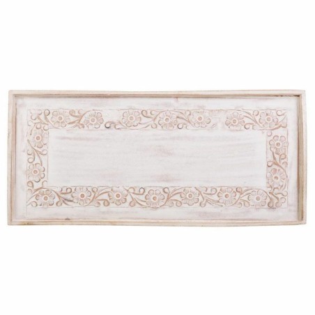 Opvouwbaar dienblad voor bed Alexandra House Living Mangohout 30 x 20