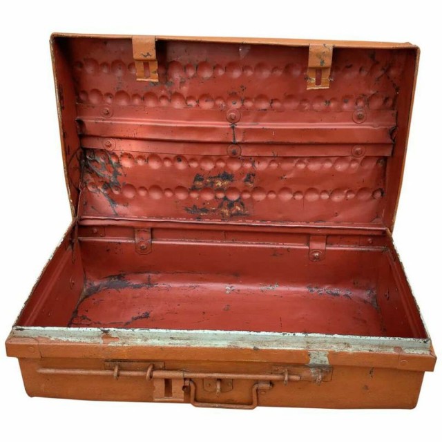 Decorative suitcase Alexandra House Living Brown Iron Traditional styl