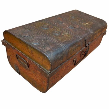 Decorative suitcase Alexandra House Living Brown Iron Traditional styl
