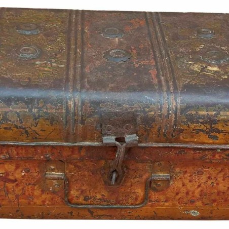 Decorative suitcase Alexandra House Living Brown Iron Traditional styl