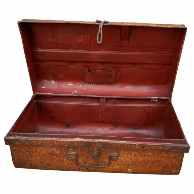Valise décorative Alexandra House Living Marron Fer Style artisanal 3
