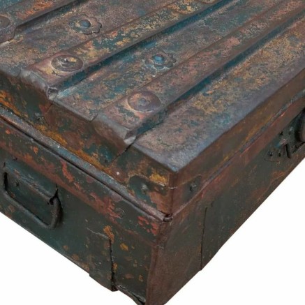 Valise décorative Alexandra House Living Marron Fer Style artisanal 3 2