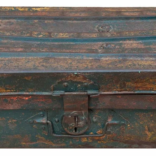 Decorative suitcase Alexandra House Living Brown Iron Traditional styl