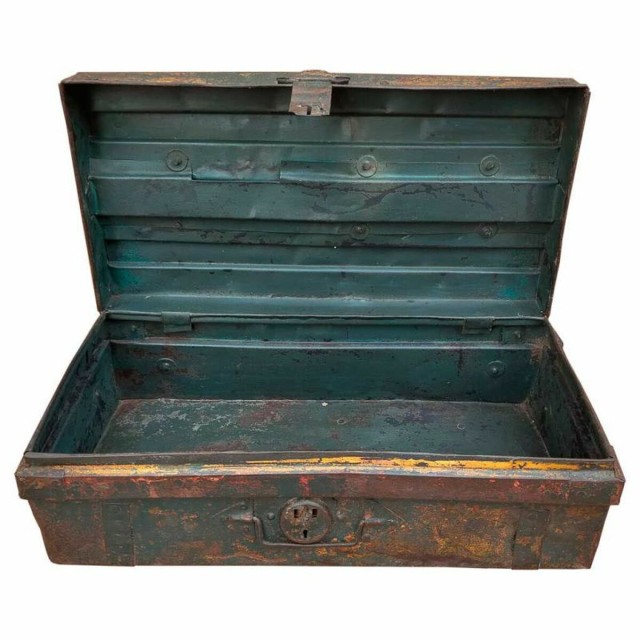 Valise décorative Alexandra House Living Marron Fer Style artisanal 3