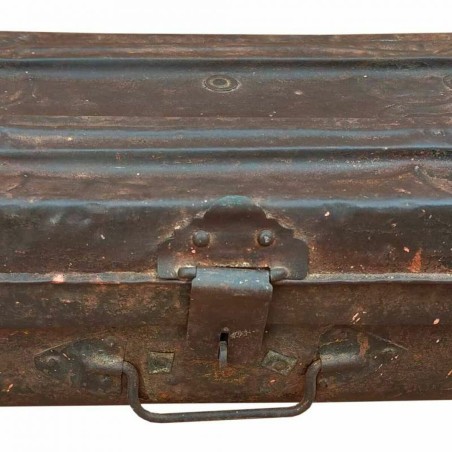 Valise décorative Alexandra House Living Marron Fer Style artisanal 3