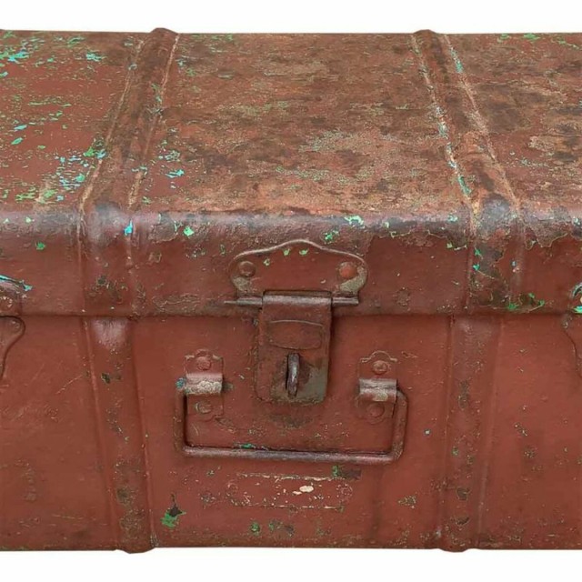 Valise décorative Alexandra House Living Marron Fer Style artisanal 3