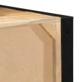 Table de chevet 40x35x25 cm bois massif de manguier brut