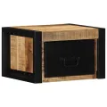 Table de chevet 40x35x25 cm bois massif de manguier brut