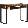 Bureau multicolore 100x50x75 cm bois massif de récupération