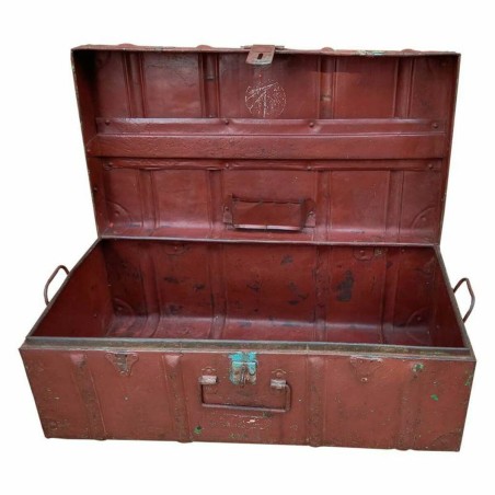 Decorative suitcase Alexandra House Living Brown Iron Traditional styl