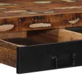 Bureau multicolore 100x50x75 cm bois massif de récupération