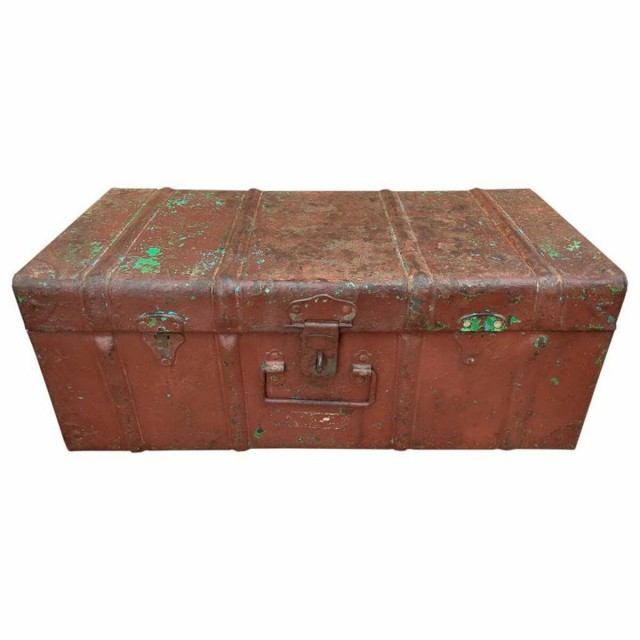 Decorative suitcase Alexandra House Living Brown Iron Traditional styl